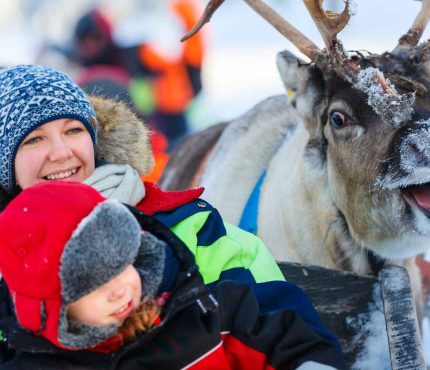 Family winter adventure
